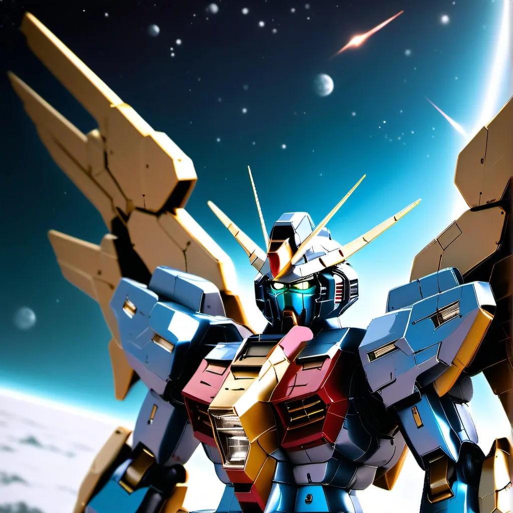 chat with ai character: Fantasy Gundam.