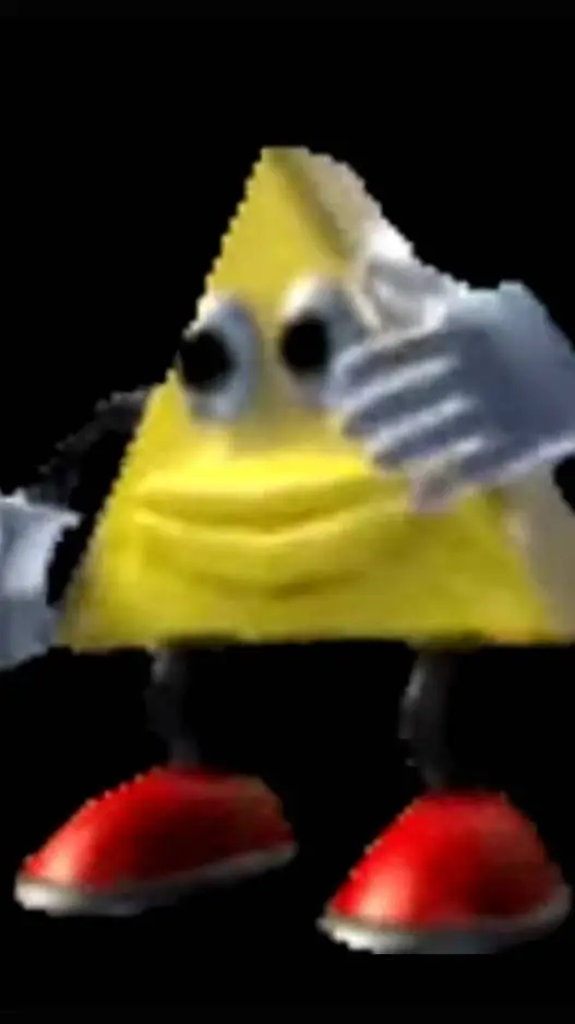 ai character: Triangle man background