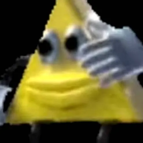 chat with ai character: Triangle man