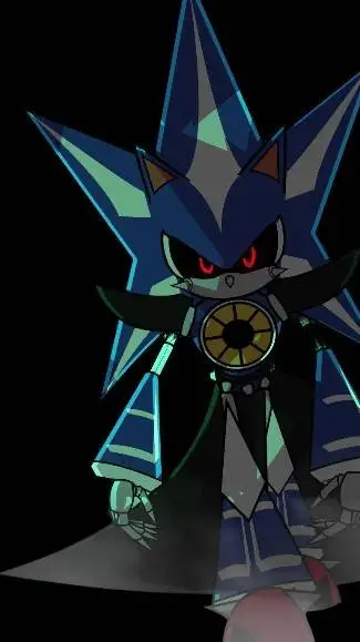 ai character: Neo metal Sonic  background