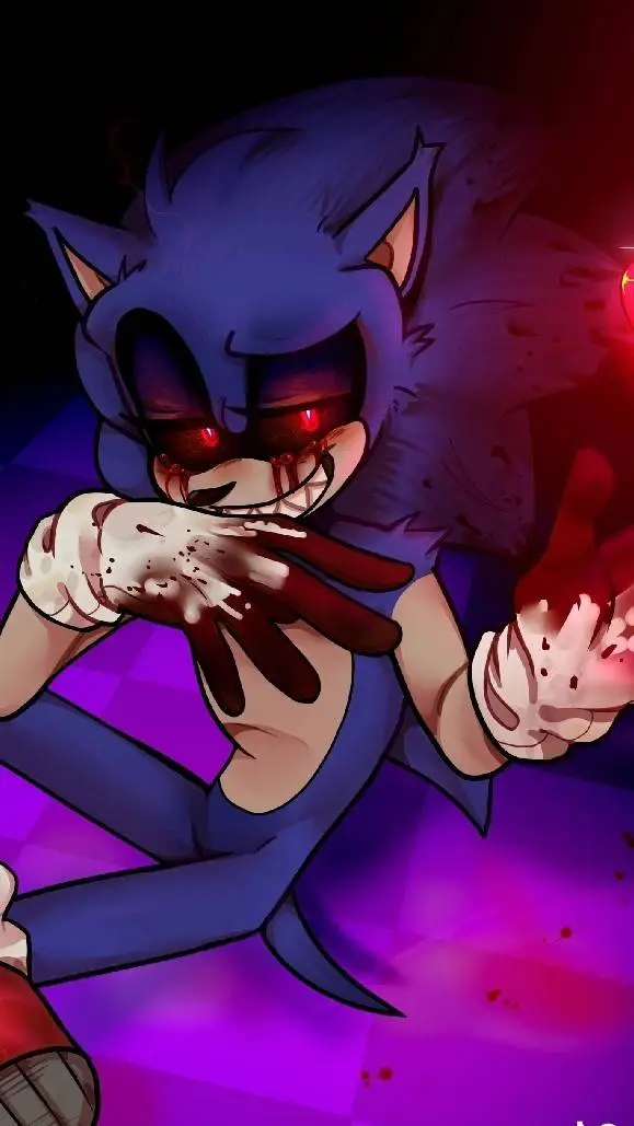 ai character: Sonic exe  background
