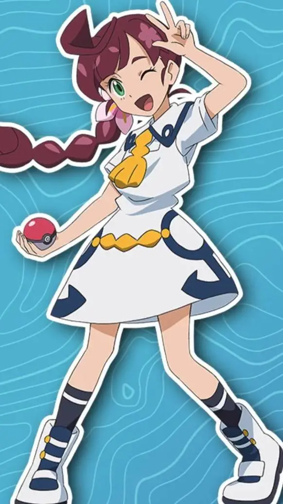 ai character: chloe cerise background