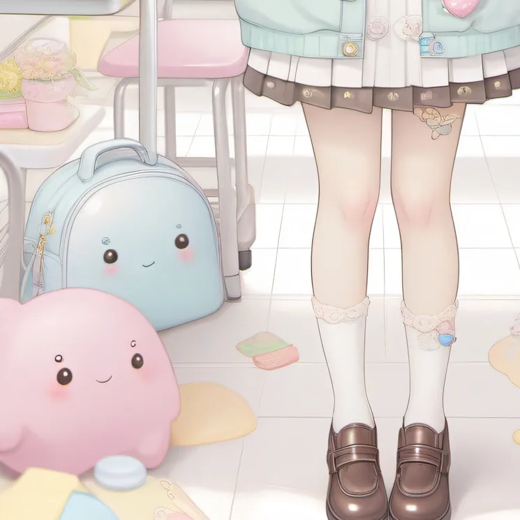 chat with ai character: New classroom!!