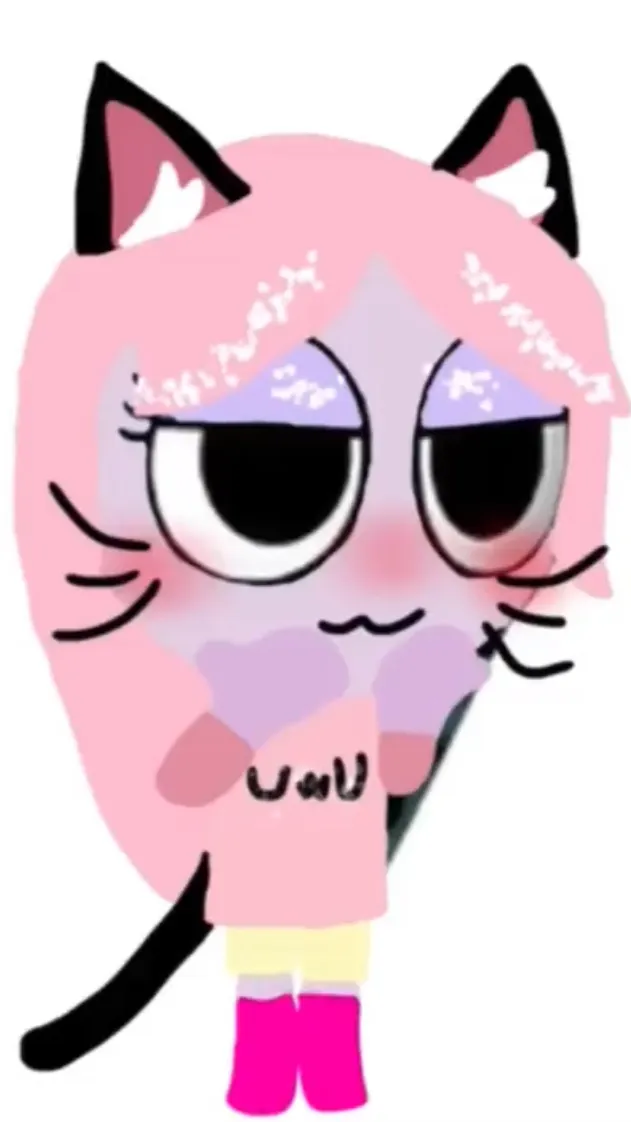 ai character: Connie Uwu Cat background