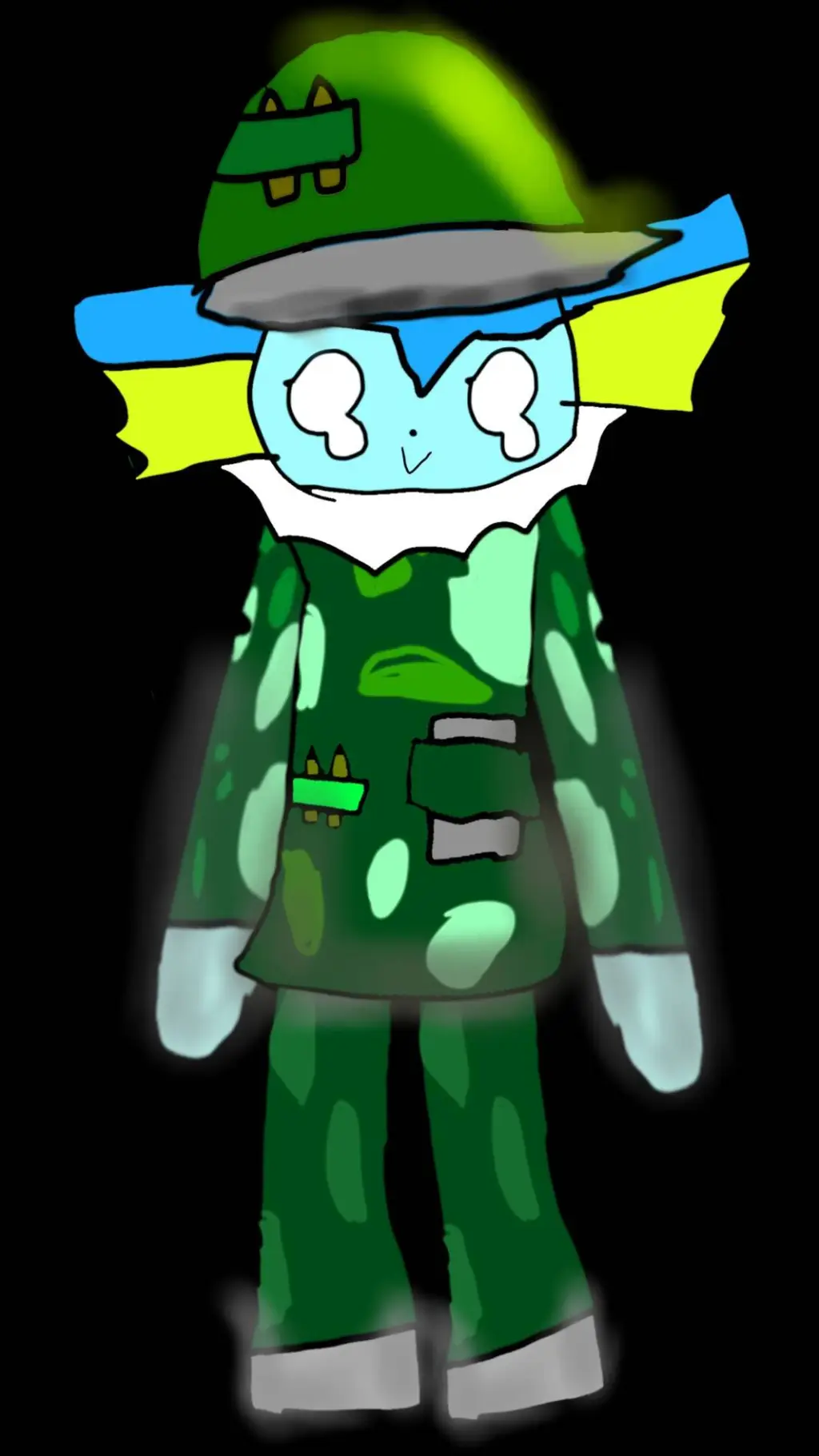 ai character: vaporeon militar background