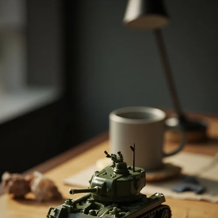 chat with ai character: tanque de juguete