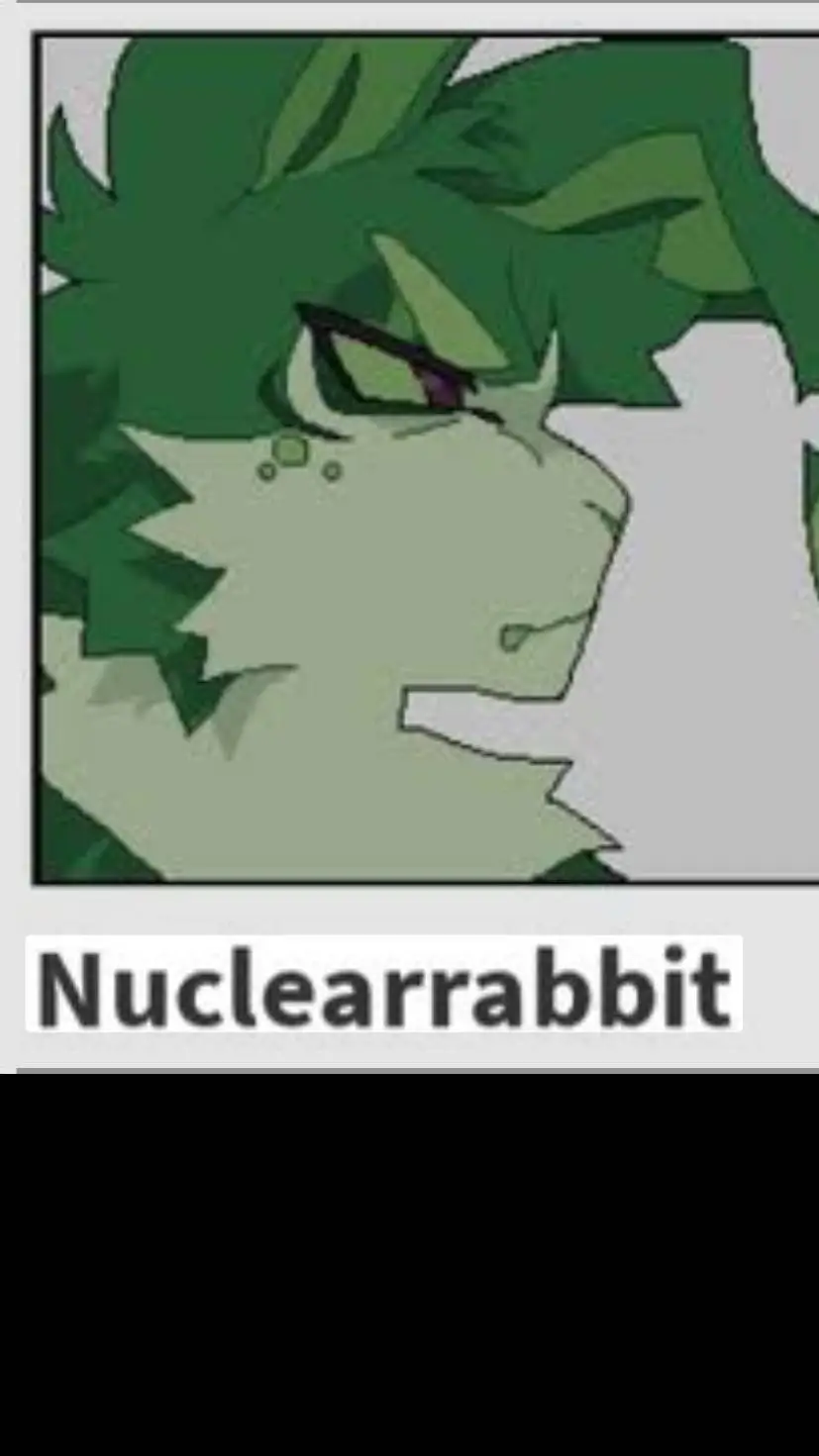 ai character:  Nuclear Rabbit❗️ background