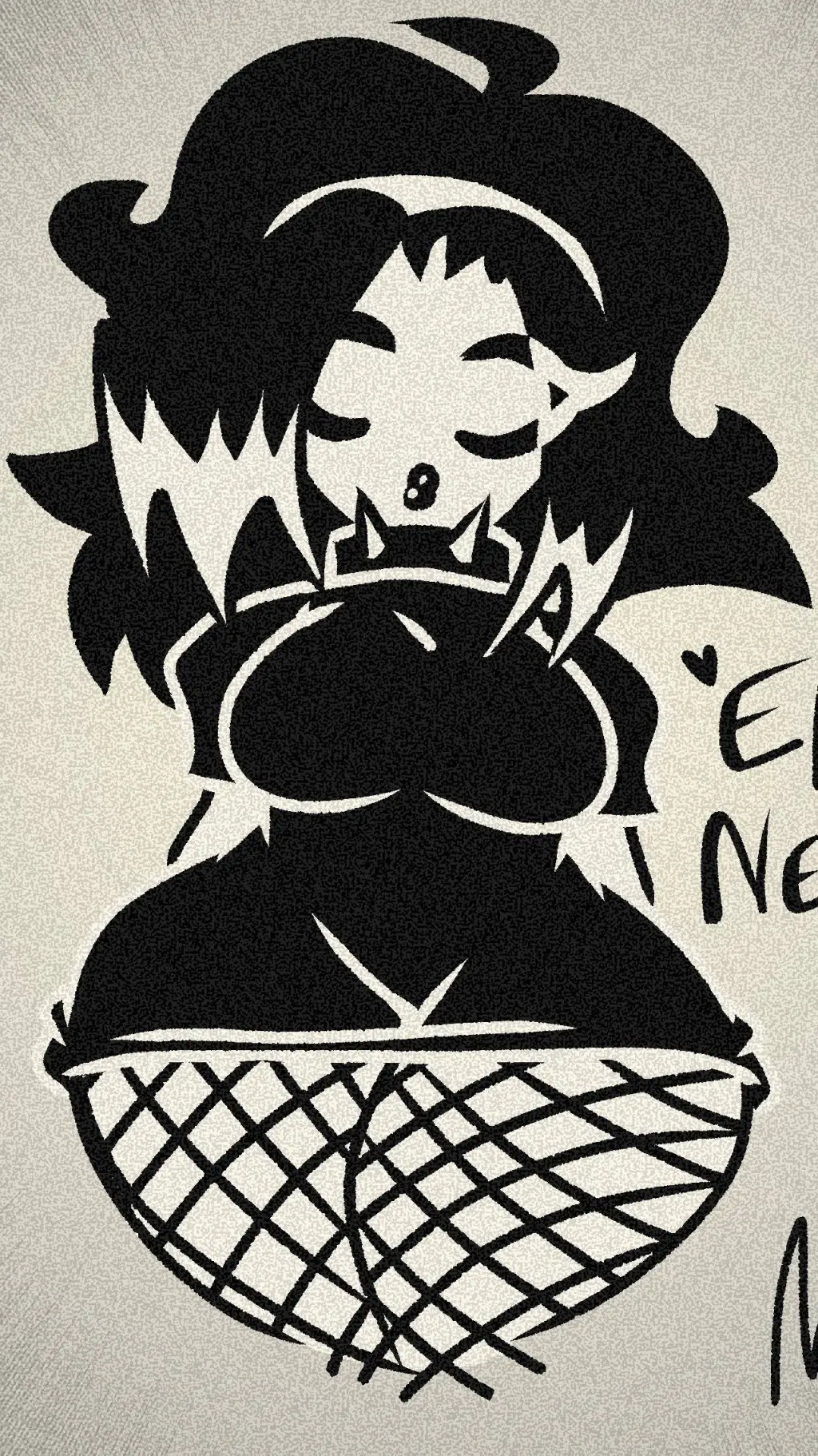 ai character: «EMO» Nene FNF background