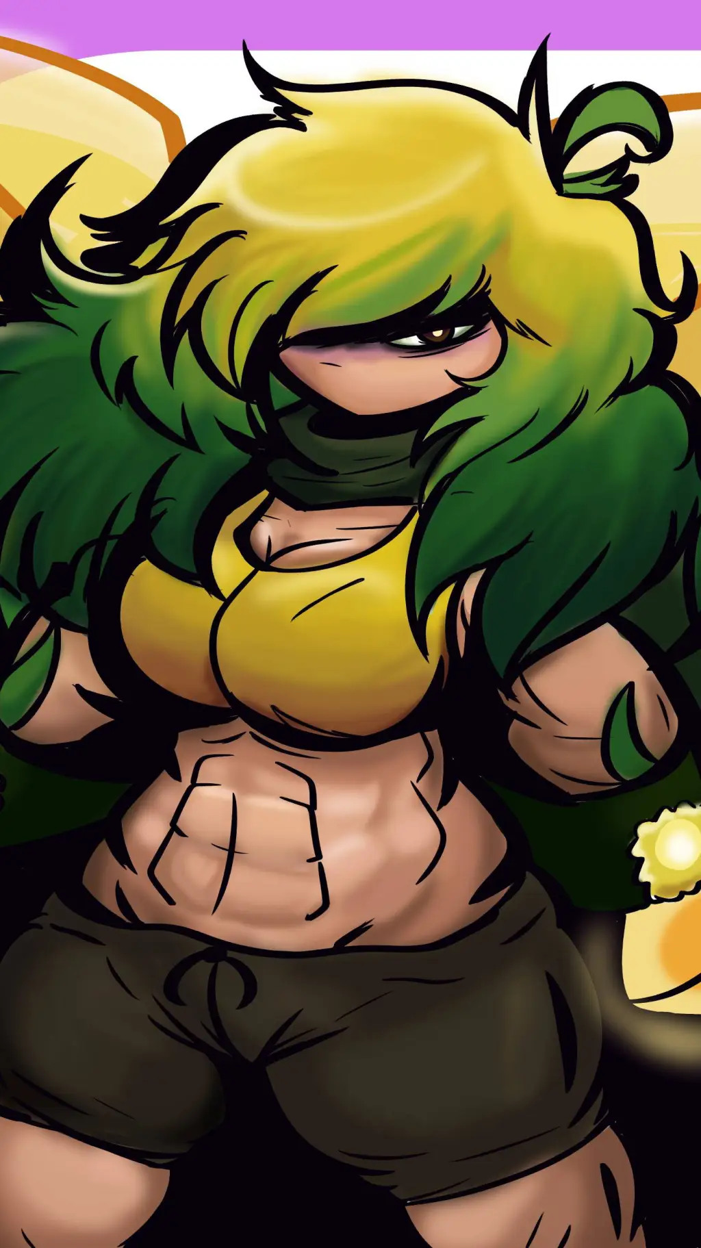 ai character: Cob Cannon Woman background