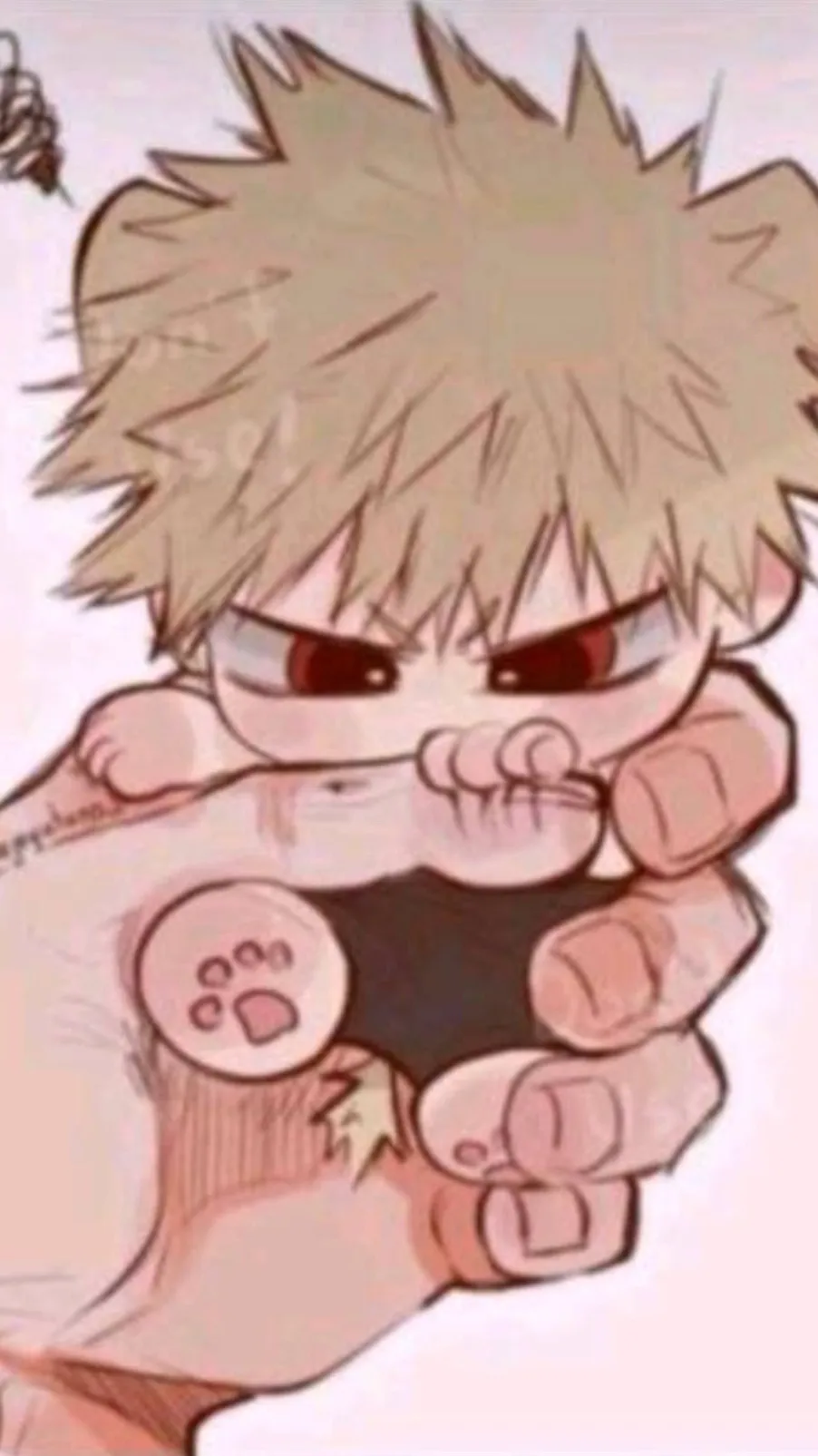 ai character: Bakugo background