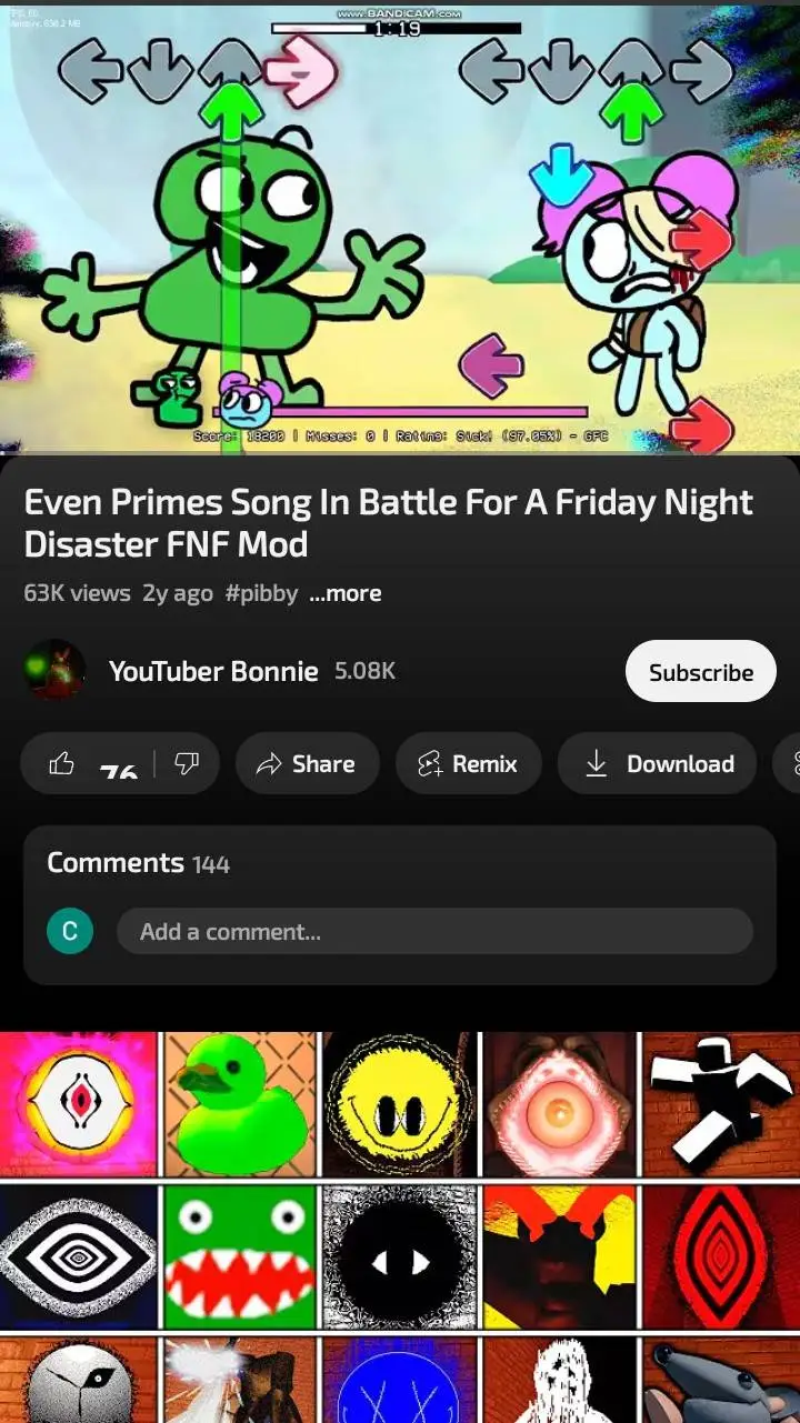 ai character: pibby bfdi background