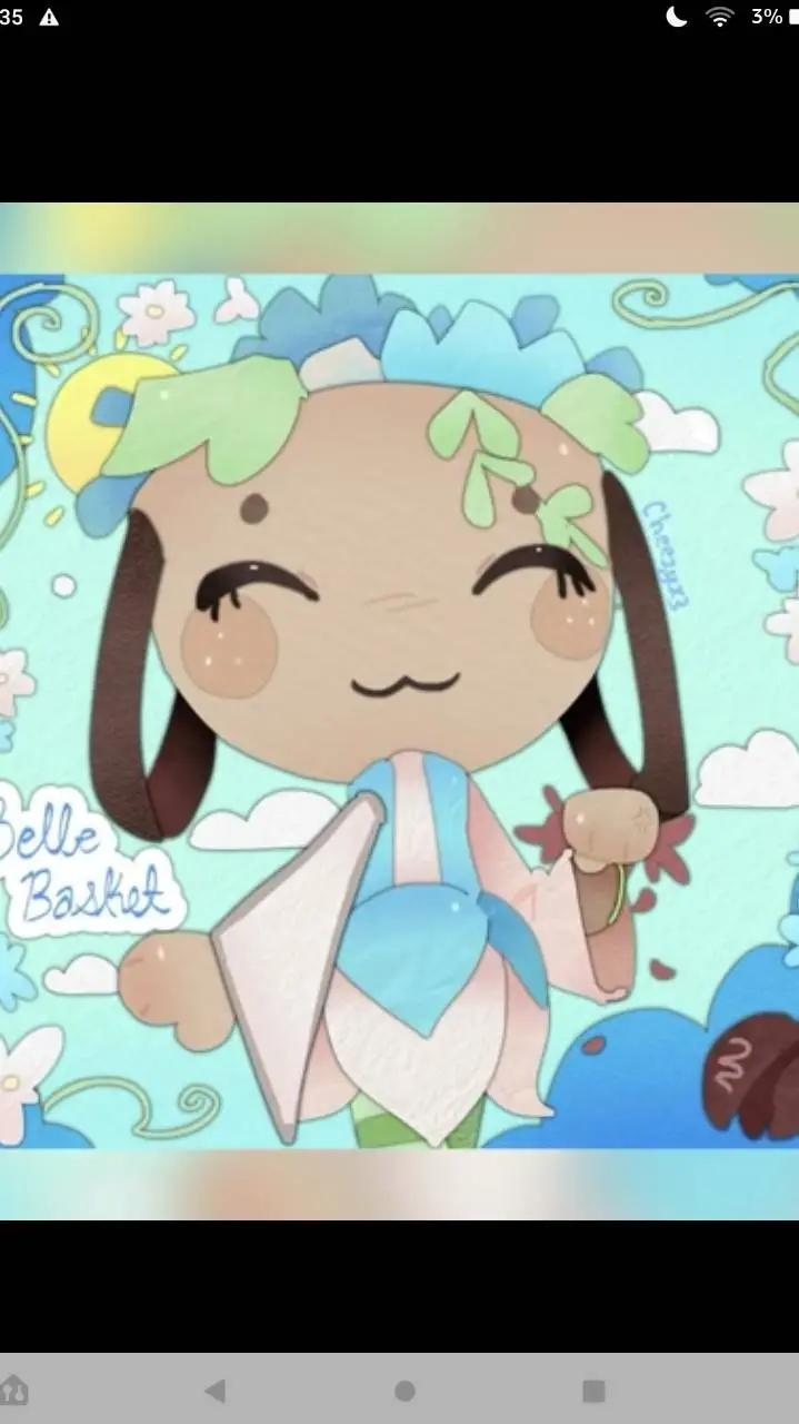 ai character: bunnybasket\Π} background