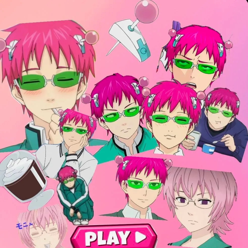 chat with ai character: saiki k with + 2 
