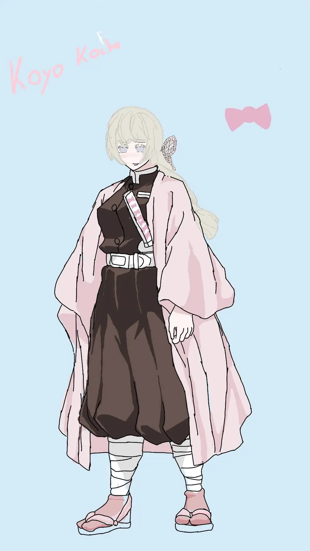 ai character: kny OC  background
