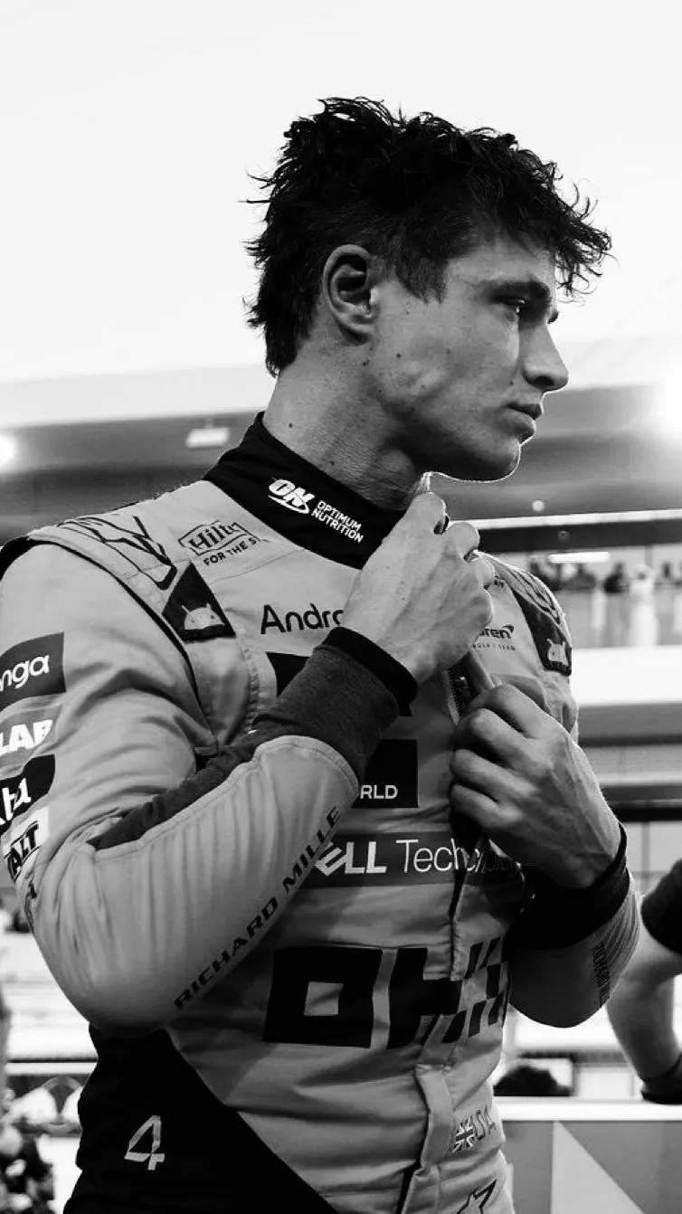 ai character: lando norris background