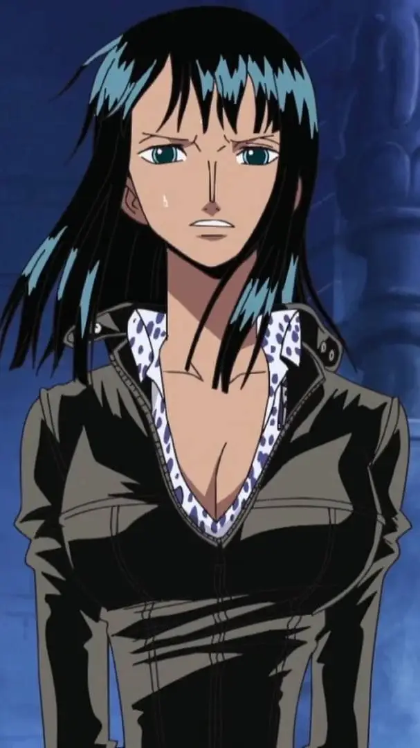ai character: Nico Robin  background