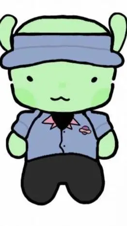 ai character: eliot alien  background