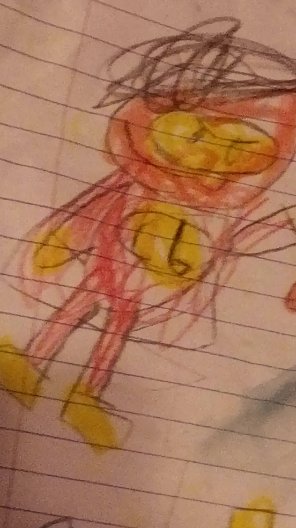 ai character: super calin  background