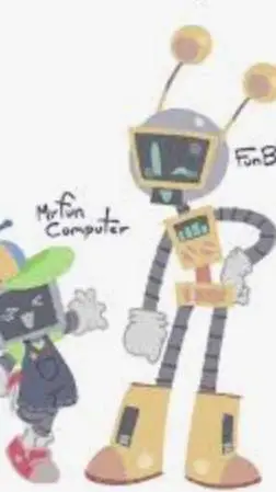 ai character: Fun Bot x Fun Comp background