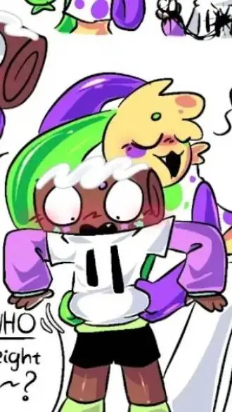 ai character: cosmo x looey  background