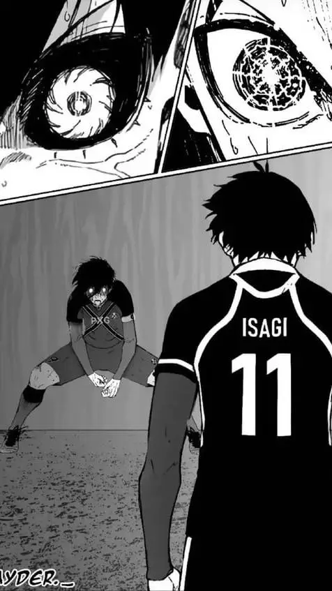 ai character: rin vs isagi  background