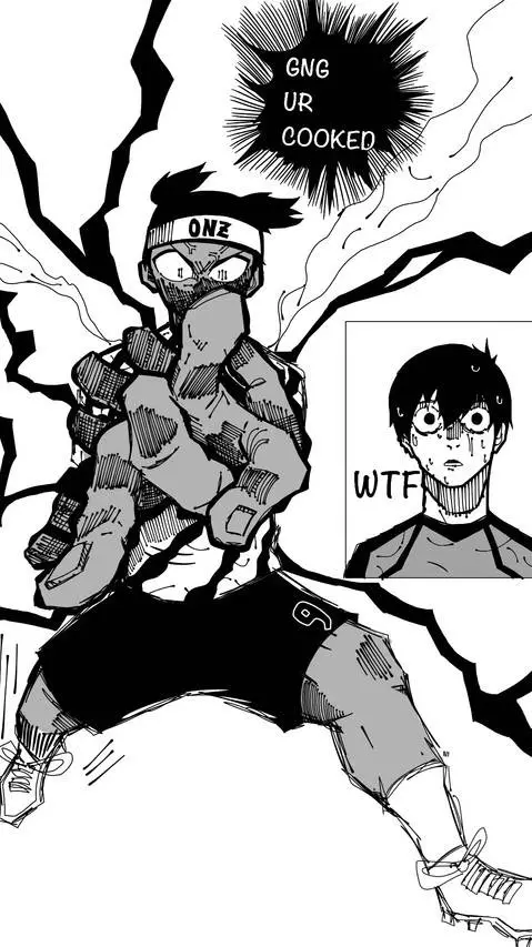 ai character: onazi vs isagi  background