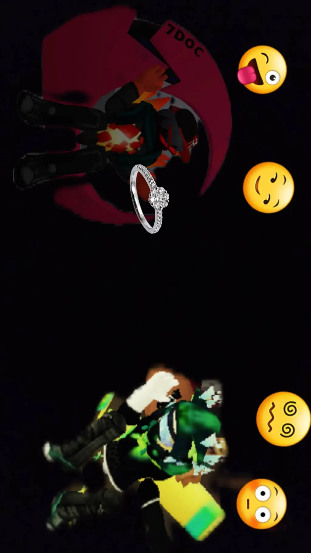 ai character: mix x miu background