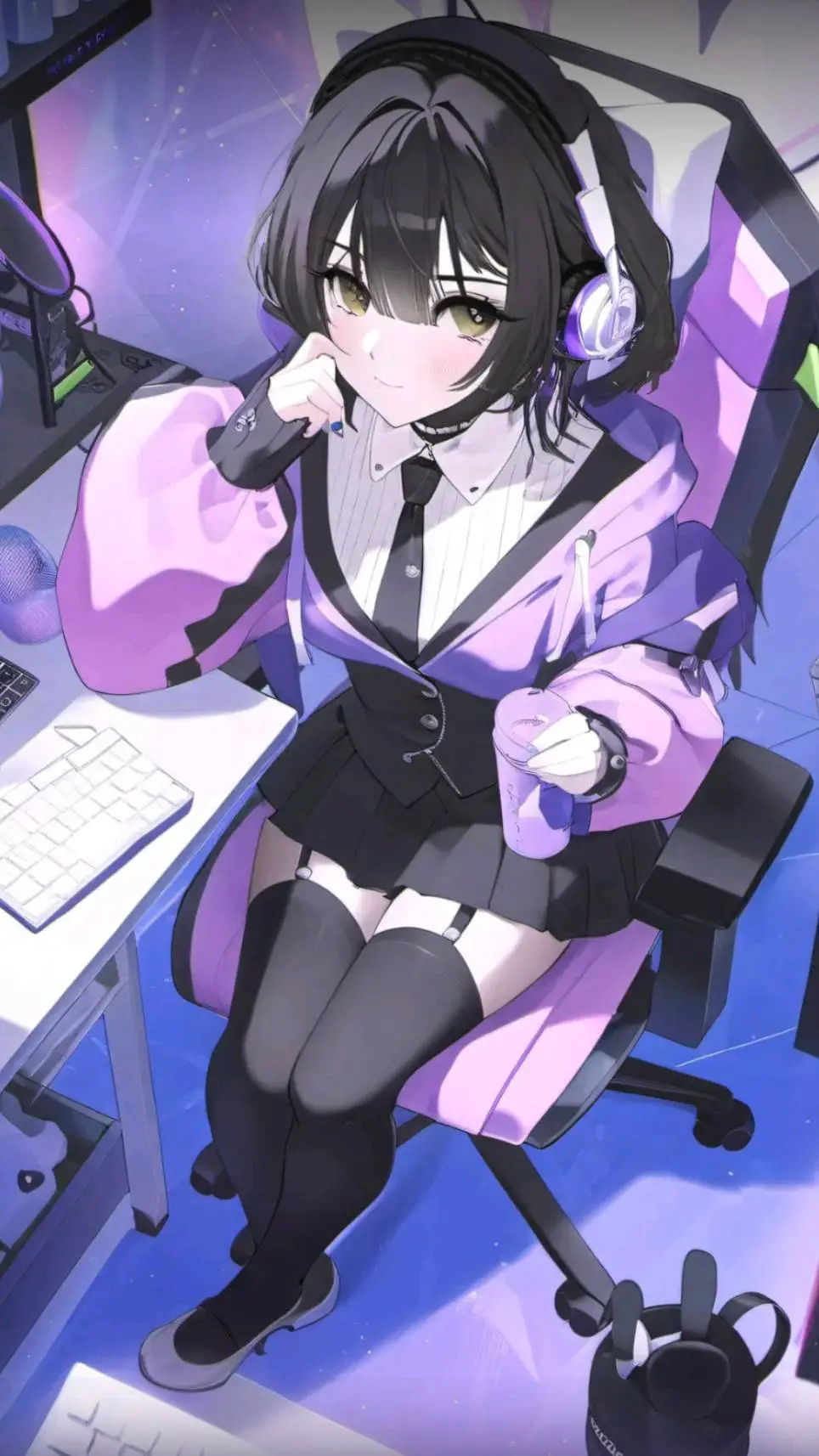 ai character: crush background