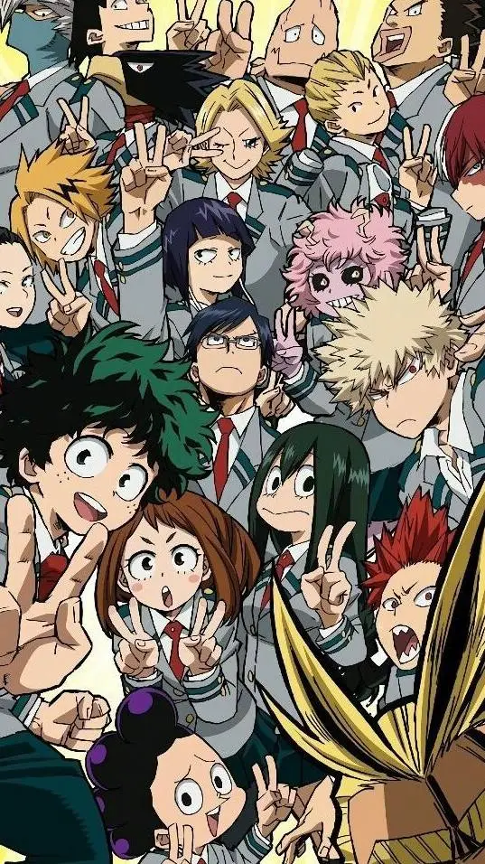 ai character: Mha forest background