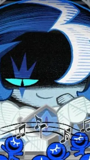 ai character: Shadow Milk Cookie background