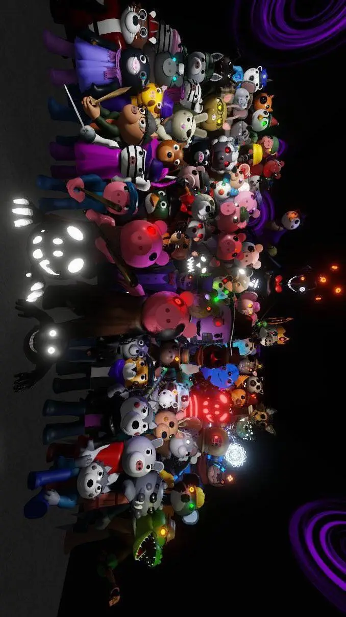 ai character: Piggy universe  background