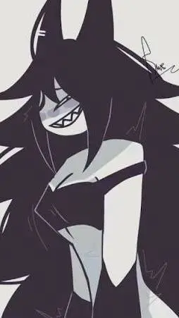 ai character: miss circle 🖤 background