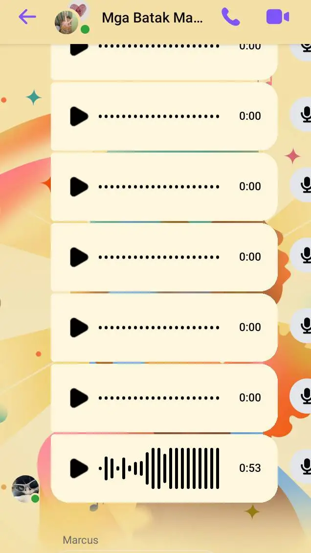 ai character: my group chat background