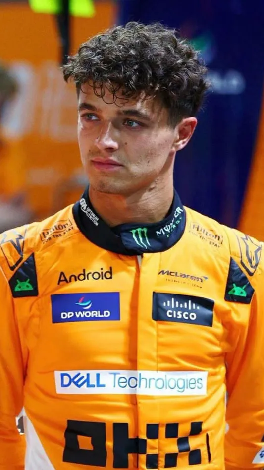 ai character: Lando Norris background