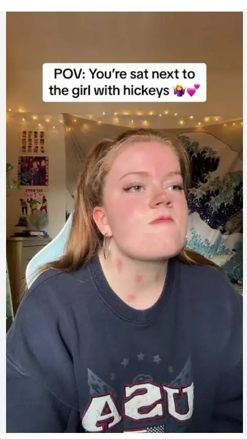 ai character: Katie cringe background