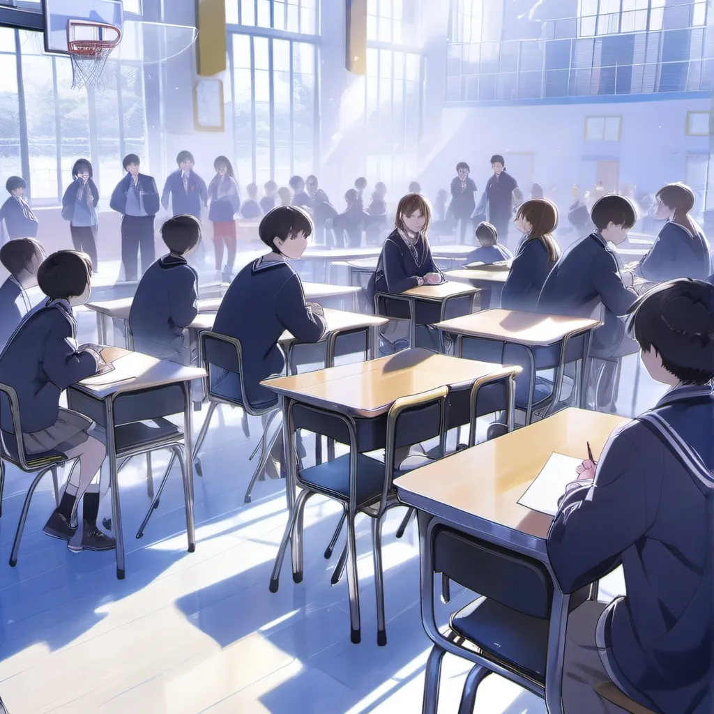 chat with ai character: school