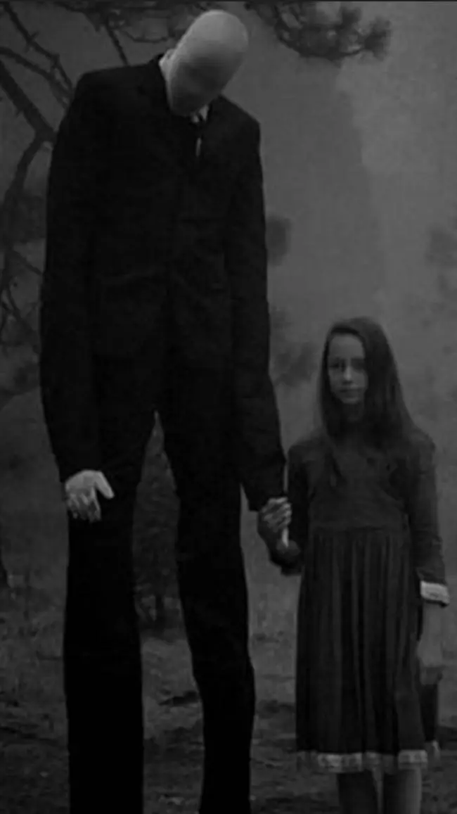 ai character: Slenderman  background