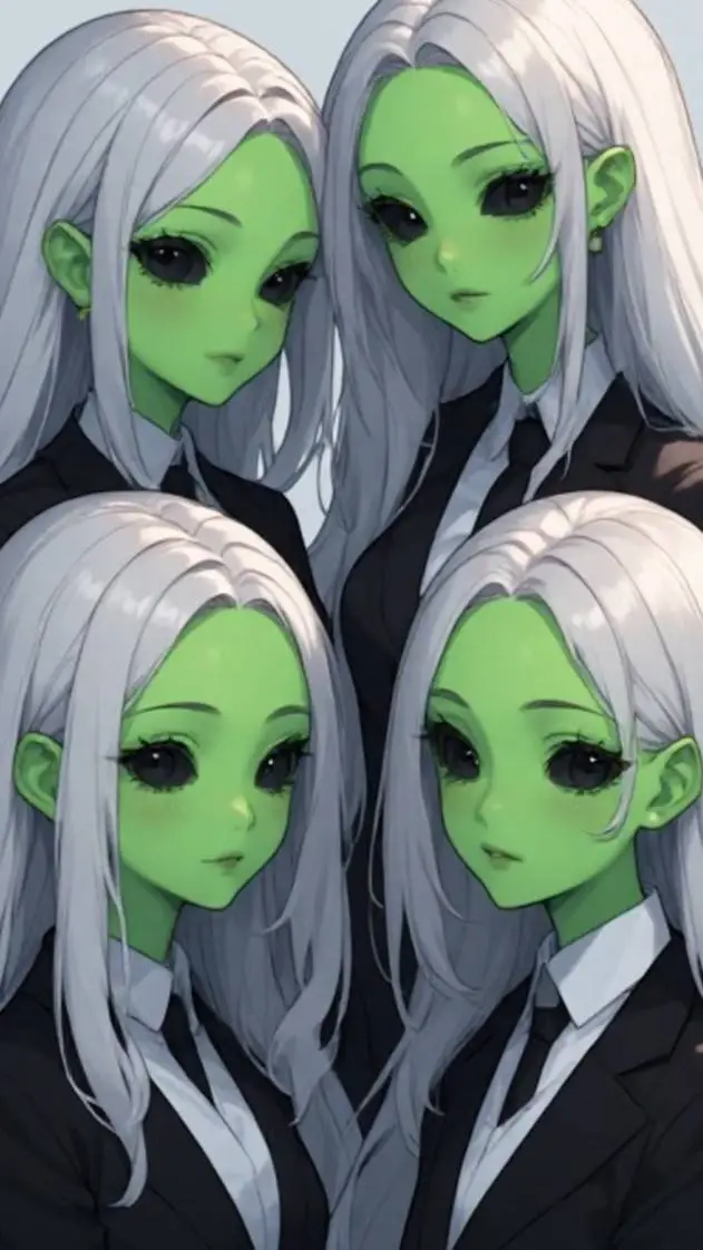 ai character: Alien girls background