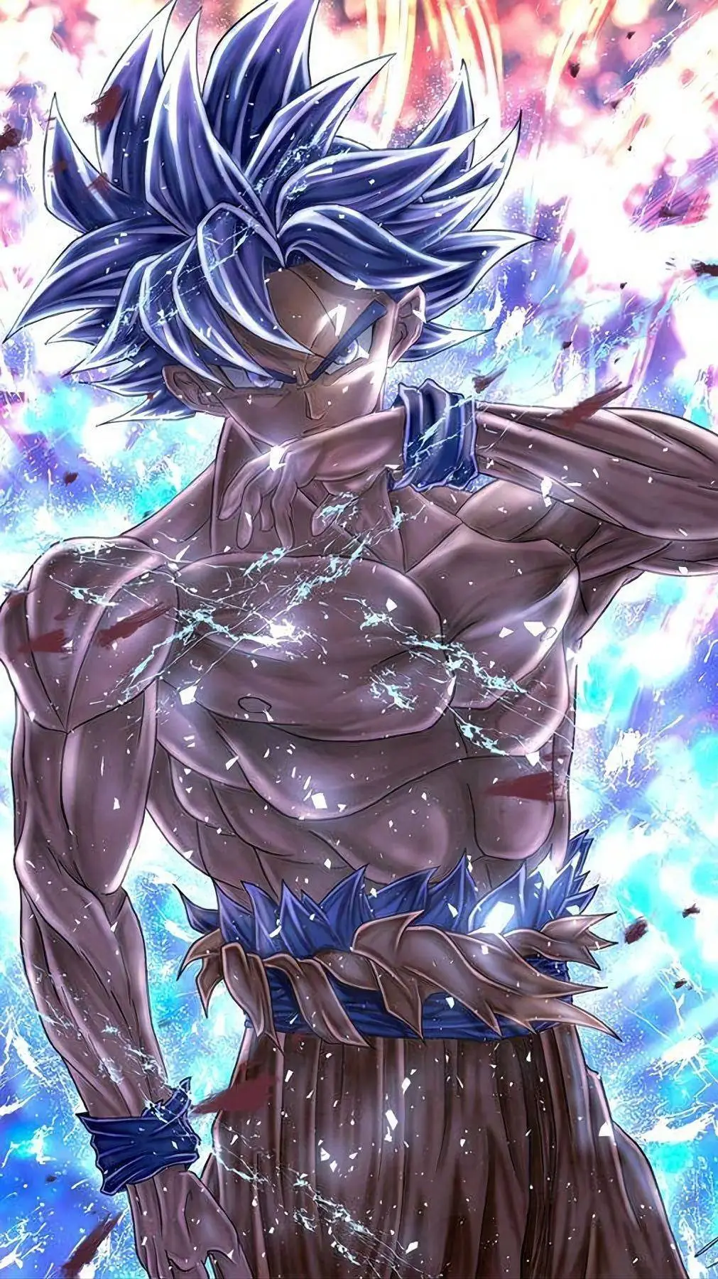 ai character: Goku MUI background