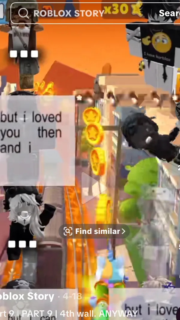 ai character: Roblox Story background