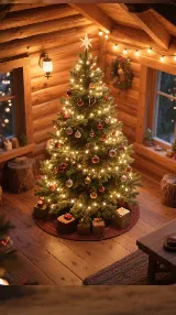 ai character: CH Christmas  background