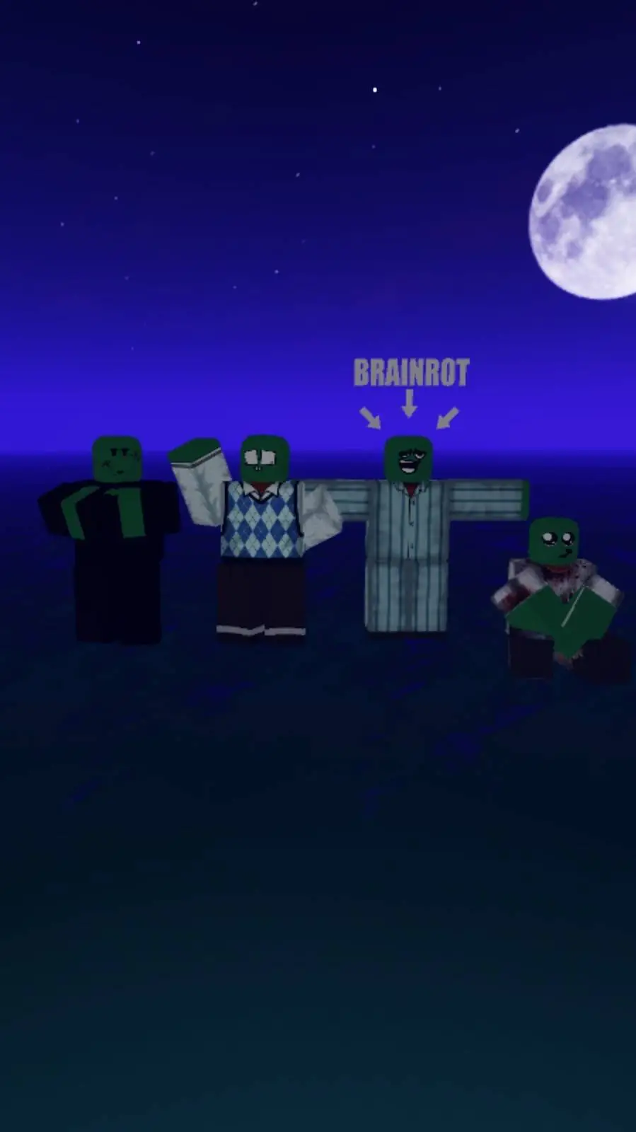 ai character: Zombie gang background