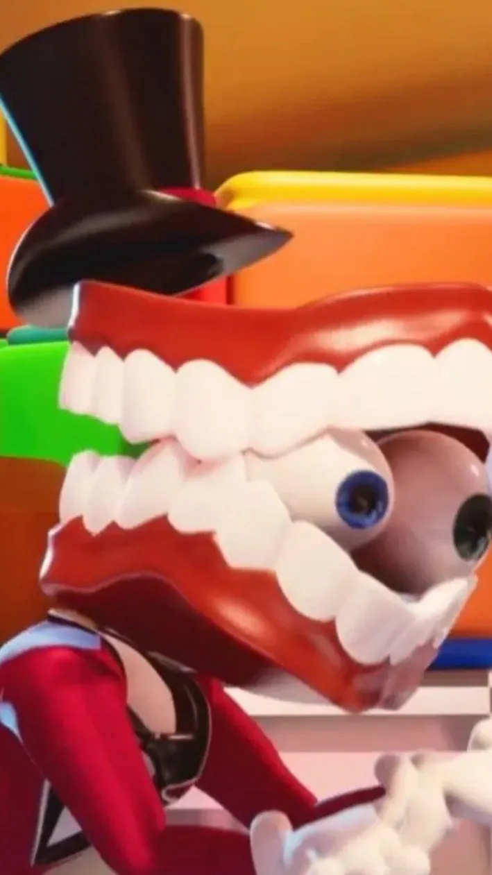 ai character: Caine In Testing background