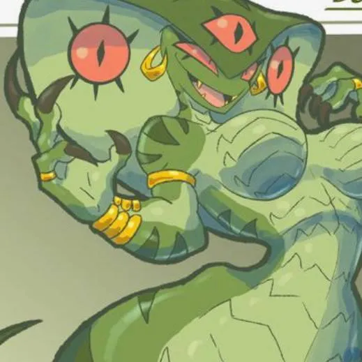 chat with ai character: Giant snake girl