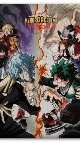 ai character: Héros vs villans background