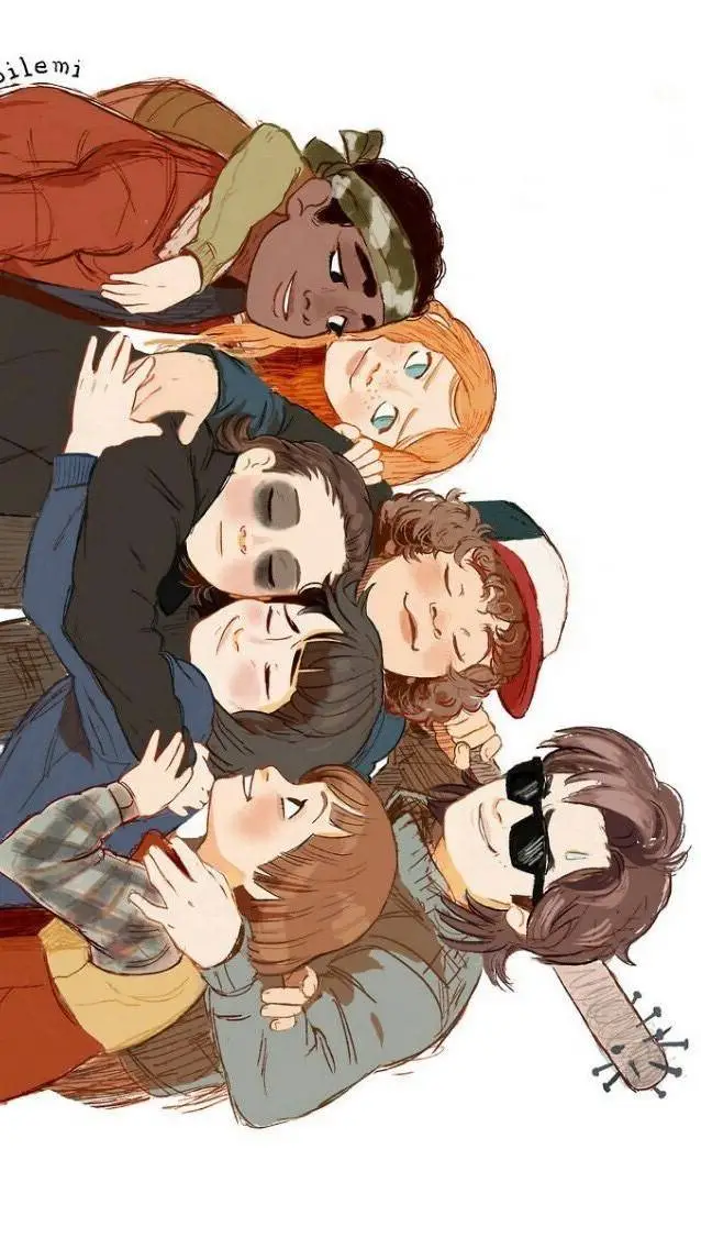 ai character: Stranger★Things background