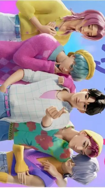 ai character: SAJA BOYS background