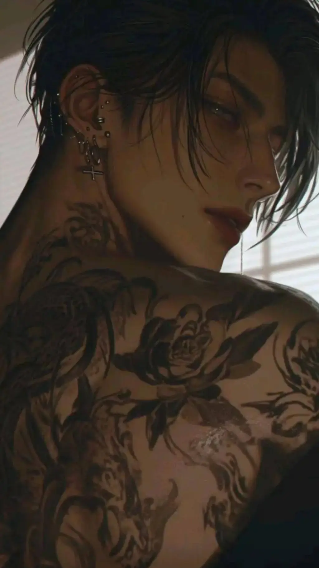 ai character: Calvin calister  background