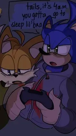 ai character: Sonic hermanito background