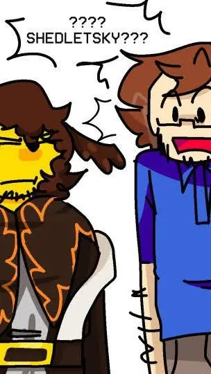 ai character: Shedletsky x 007n7 background